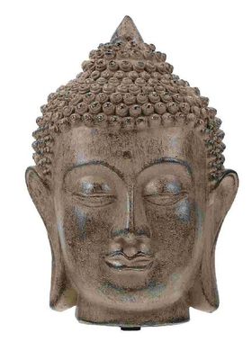 Statue Head Shakyamuni Garden Meditating Sculpturehome