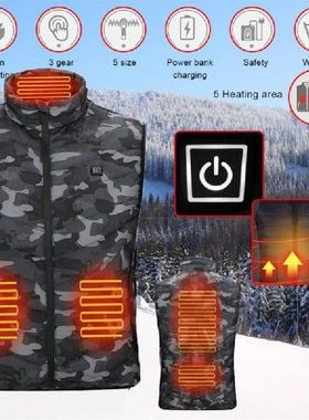 Heating vest 9 heating zone jacket women Warm Electric