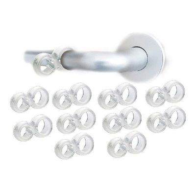 5pcs Door Stopper Transparent Silica Gel Door Handle Buffer