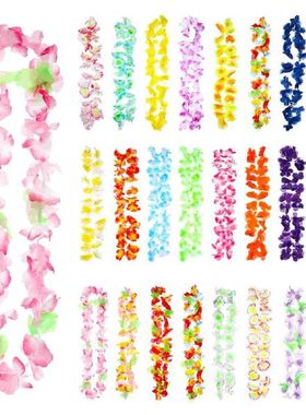 Hawaiian Party Garland Decorations Luau Wreath Performance