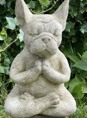 Hot Sale Meditating Sitting French Bull Dog French Bull