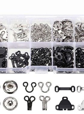 100Pcs Skirt Sewing Hooks and Eyes Sewing Snaps Kit