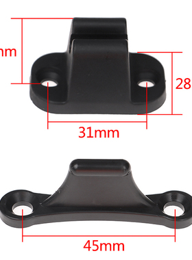 Caravan Door Retainer Stopper Resile 1set Nylon Limiters