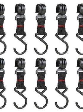 5/10pcs Outdoor Camping Moveable Hooks Detachable S-Shaped