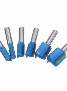 7pcs/set 8mm Shank Straight Router Bit Set 6-20mm Plane