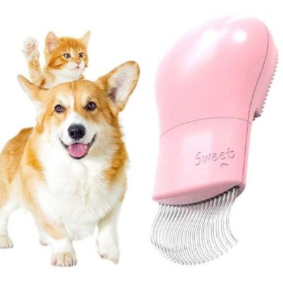 Pet Massage Brush Professional 2 In 1 Pet Grooming Massage