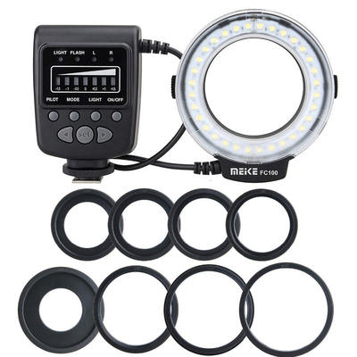 Meike  FC100 Ring Macro Flash Light Photo Speedlight Such As