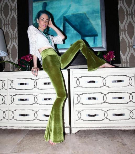 Women Pants Y2k Velvet Flares High Waist Flare Pant Spring S