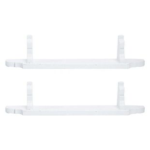 2x Dollhouse Wall Shelf Doll House Decor Floating Shelves