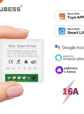 16A MINI Wifi Switch  2-way Remote Control Timer Relay Au