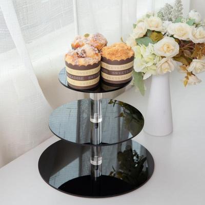 Three-layer Cake Stand European Style Pastry Cupcake Fruit