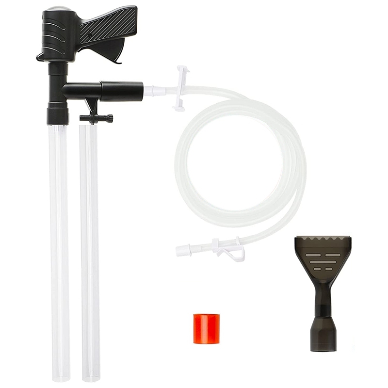 Aquarium Vacuum, Quick Gravel Cleaner Water Changer Extendab