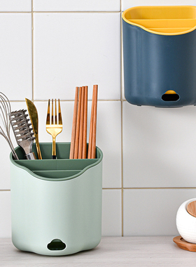 Plastic Chopstick Holder Storage Rack Tableware Drainer