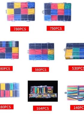 Multicolor Heat Shrink Tube Kit Insulation Sleeving Wire