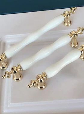 Ceramic Furniture Handle Wardrobe Modern Minimalist White