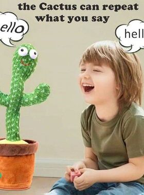 Dancing Electric Cactus Bailarin Kawaii Room Decor Talking
