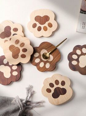 Kitchen Tableware Mats Wooden Waterproof Table Placemat