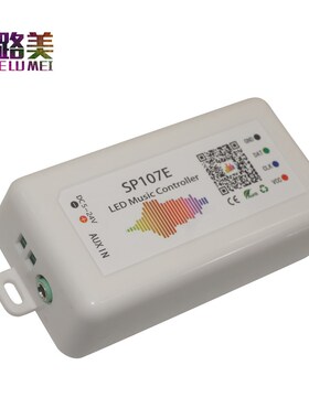 SP107E DC5V-24V Bluetooth Music LED Controller full color RG
