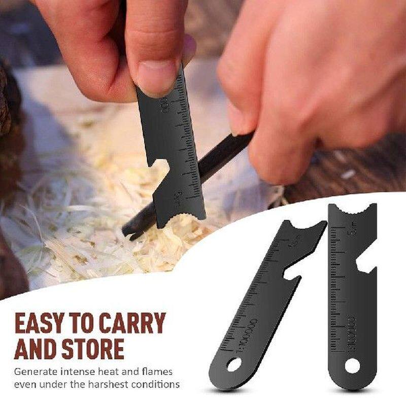 10 pcs outdoor flint scraper striker flint fire starter for