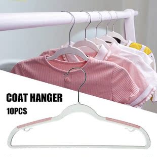 10PCS Coat Hangers Heavy Duty Strong Clothes Hanger Drying