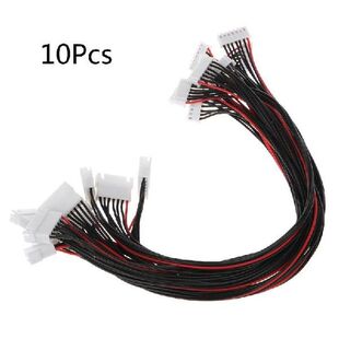 10 Pc JST-XH Plug 6S Lipo Balance Wire Extension Lead 30cm