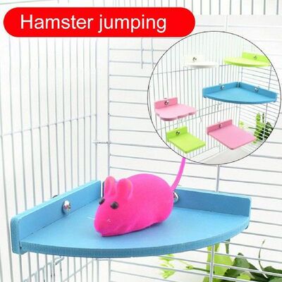 Wood Stand Platform Pet Bird Toys Parrot Rack Hamster