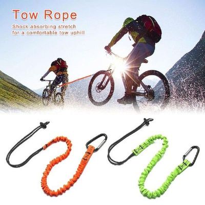 Bicycle Trailer Cable Strap Hooks Parent-Child Rally Rope