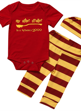 Newborn Baby Boy Girl Clothes Set 2022 Summer Little wizard