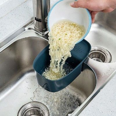 1PC Kitchen Sink Strainer Colander Sink Drain Basket Sponge