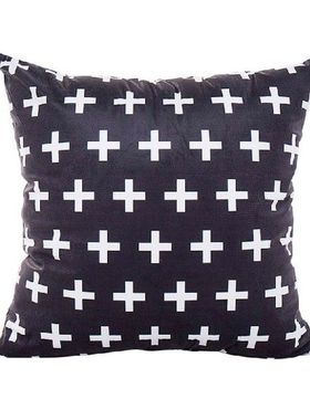 K1MF Sarung Bantal Sofa Persegi Sarung Bantal Pola