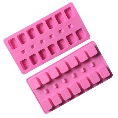 2Pcs/set Chinese Mahjong Silicone Fondant Cake Mold