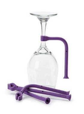 4pcs Adjust Flexibly Silicone Wine Glass Dishwasher Goblet