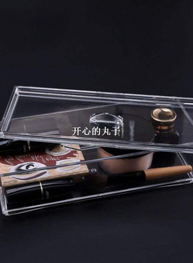 eClar AcROOrylicMakeoup Case Ctton Pads and J ewelry Stora