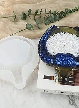 Epoxy Resin Ashtray Molds Bull Head Shape Resin Molds For