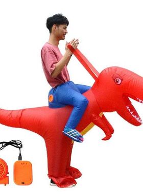 Inflatable Adults Children Riding Dinosaur Costume