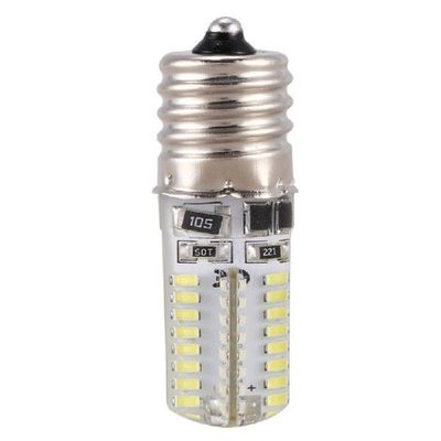 E17 Socket 5W 64 LED Lamp Bulb 3014 SMD Light Pure White AC