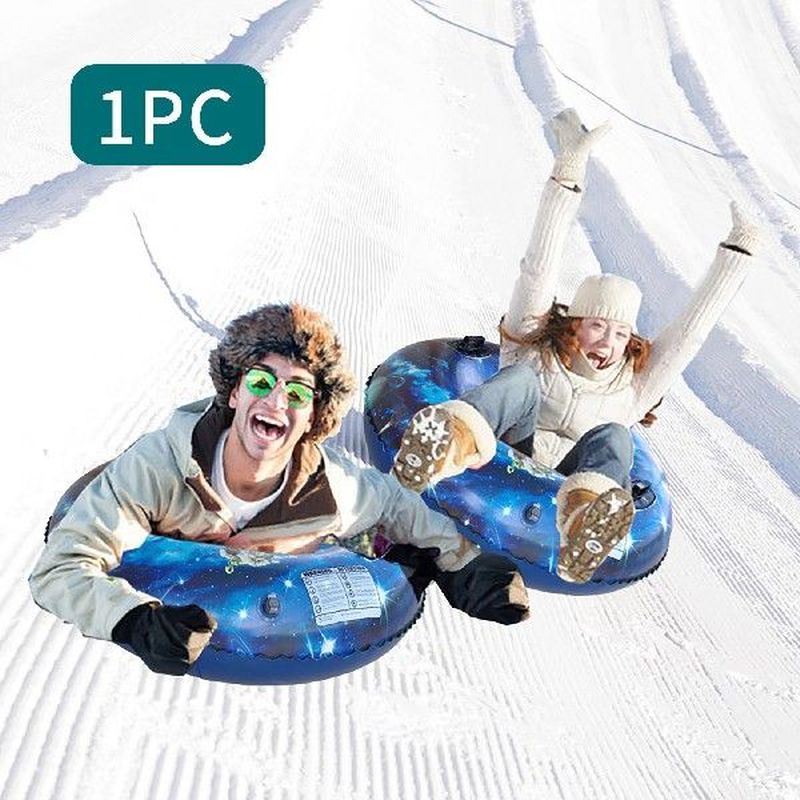 Starry-sky Inflatable Ski Ring Winter Snow Toy Inflatable