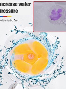Turbo Propeller Shower Head Water Saving 360 Degrees High