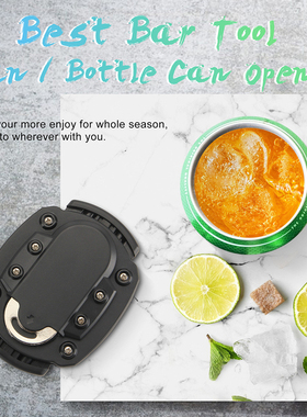 Manual Topless Can Opener Hand Held Drink Bottle Fast Openin