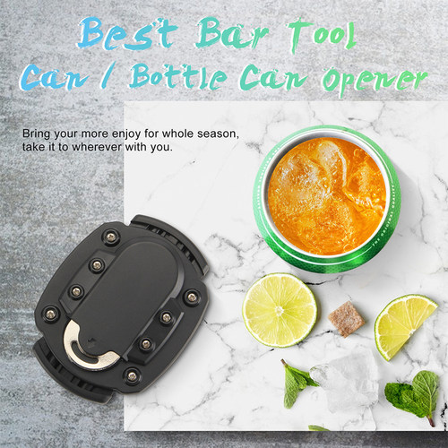 Manual Topless Can Opener Hand Held Drink Bottle Fast Openin