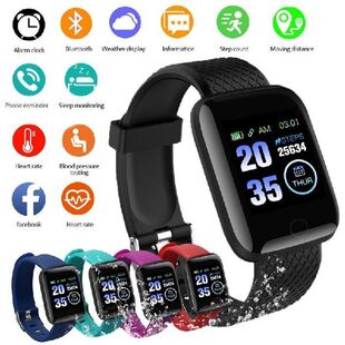 116 PLUS New Smart Watch Color Screen Sport Fitness Watch