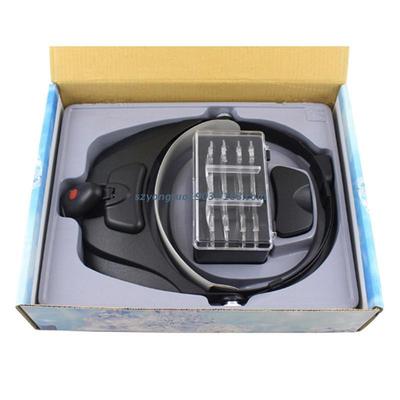 P82C Headband Lighted Magnifier Glasses for Painting Watch