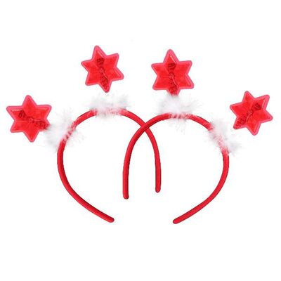 Christmas Headband Hair Deer Kids Snowflakes Hairband Cute