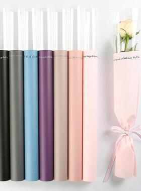 Paper 1 Bag Durable Wedding Rose Packaging Bag Flexible