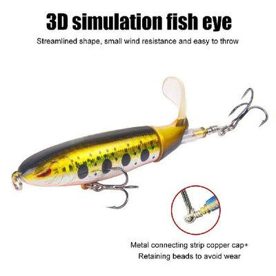 3/5/6Pcs Whopper Plopper 10Cm 13g Floating Per Fishing Lure