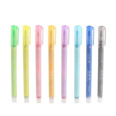 8 Colors 8 PCS Double Line Pen Metallic Color Magic Outline