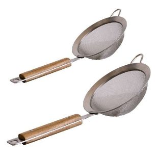 896A Stainless Steel Fine Mesh Strainer Fat Skimmer Spoon