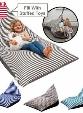 Extra Large Kids Storage Bean Bag Stuffed Animal Plush Toy