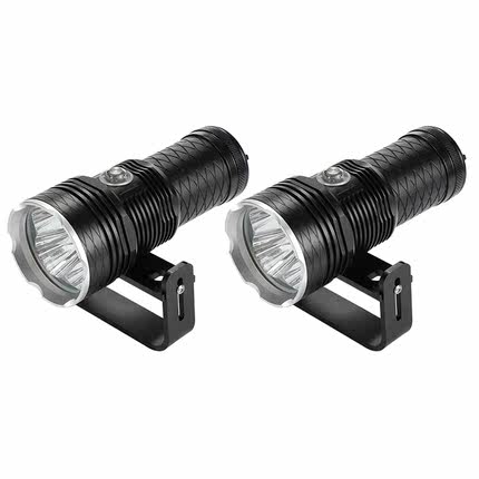 Diving Flashlight Waterproof 4 XHP70 Underwater Flashlight P