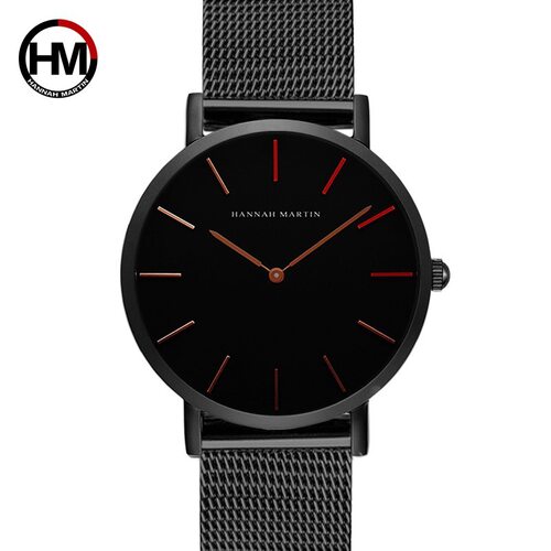 Women's steel mesh belt waterproof watch网带防水女士